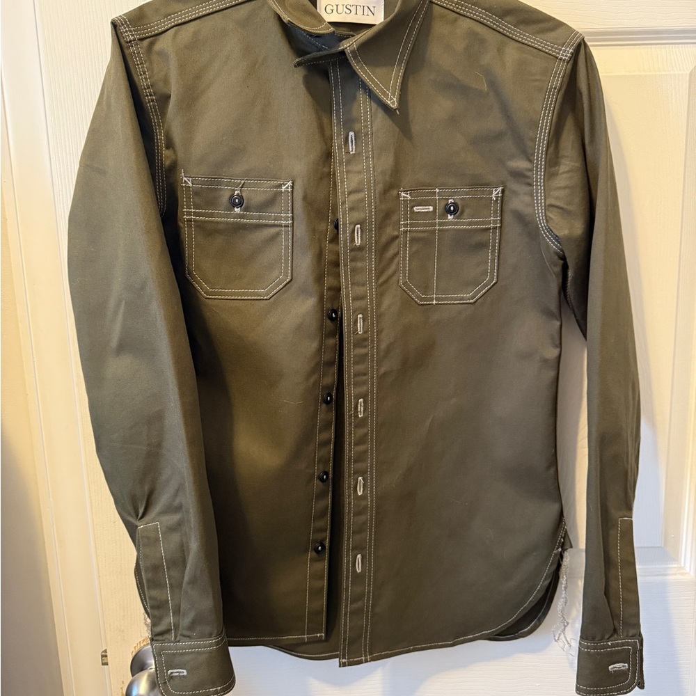 Gustin Green Lightweight Shirt Jacket